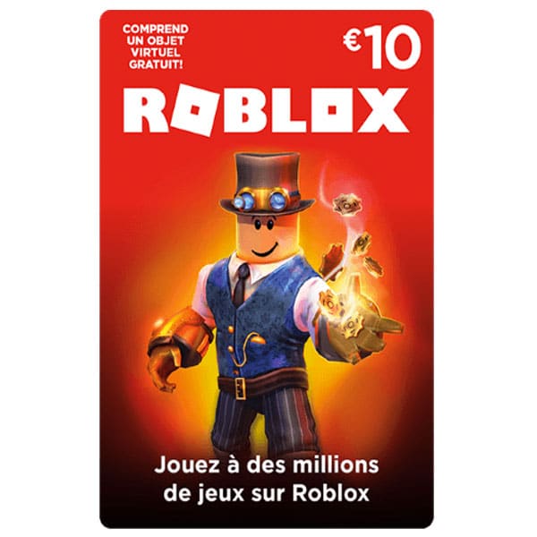 Achetez Carte Roblox 10 Sur Codeplay Maroc Carte Cadeau Roblox - acheter cartes robux